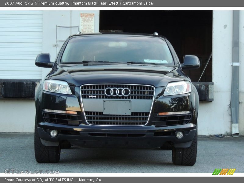 Phantom Black Pearl Effect / Cardamom Beige 2007 Audi Q7 3.6 Premium quattro