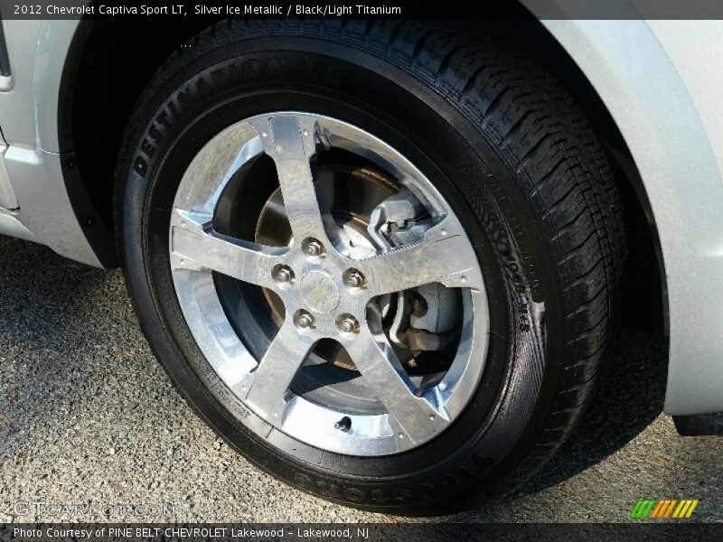 Silver Ice Metallic / Black/Light Titanium 2012 Chevrolet Captiva Sport LT