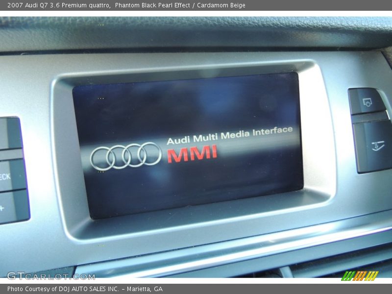 Phantom Black Pearl Effect / Cardamom Beige 2007 Audi Q7 3.6 Premium quattro