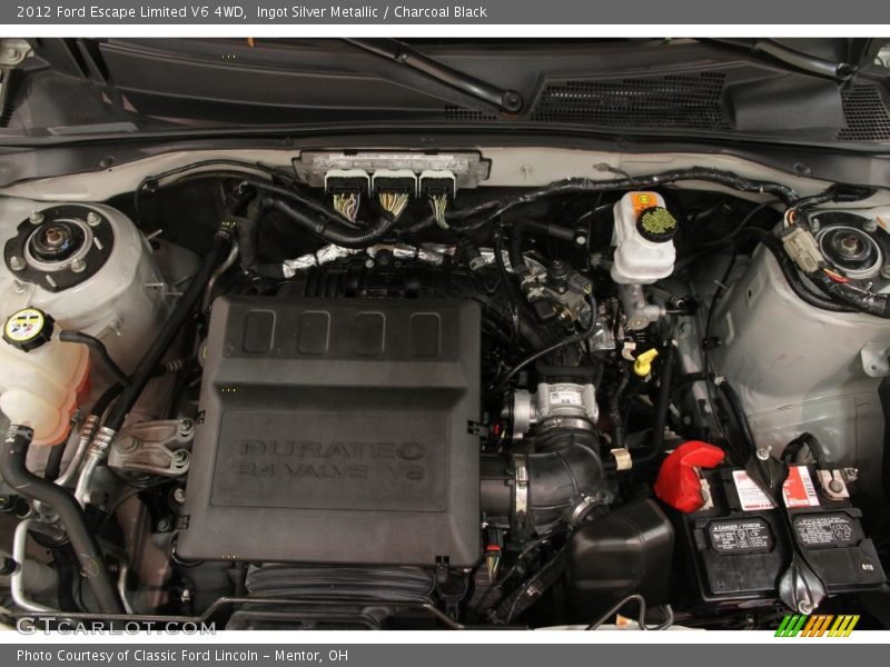 Ingot Silver Metallic / Charcoal Black 2012 Ford Escape Limited V6 4WD