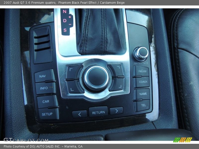 Phantom Black Pearl Effect / Cardamom Beige 2007 Audi Q7 3.6 Premium quattro