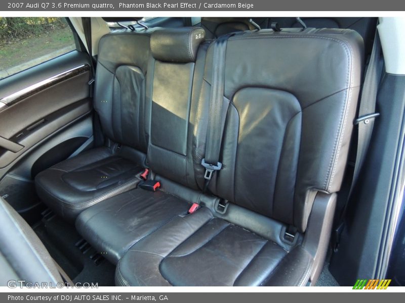 Phantom Black Pearl Effect / Cardamom Beige 2007 Audi Q7 3.6 Premium quattro