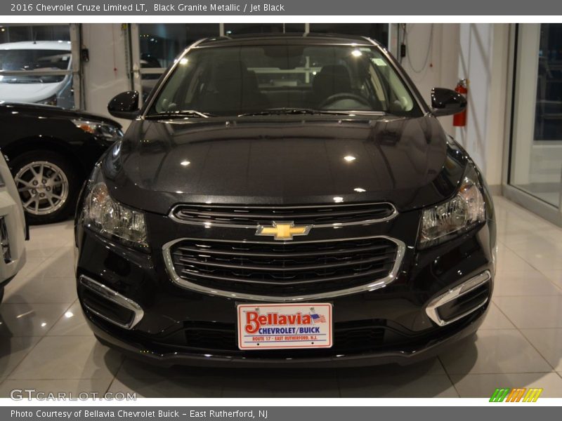 Black Granite Metallic / Jet Black 2016 Chevrolet Cruze Limited LT