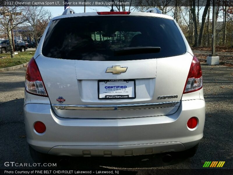 Silver Ice Metallic / Black/Light Titanium 2012 Chevrolet Captiva Sport LT