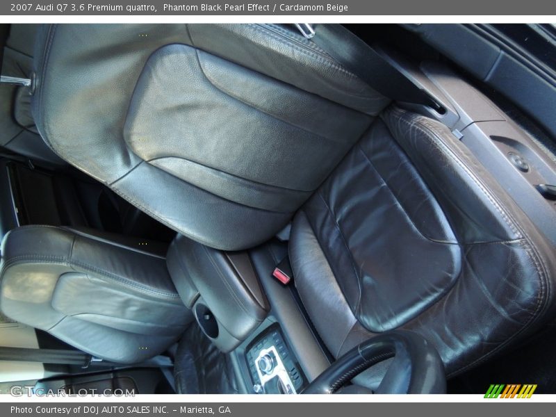 Phantom Black Pearl Effect / Cardamom Beige 2007 Audi Q7 3.6 Premium quattro