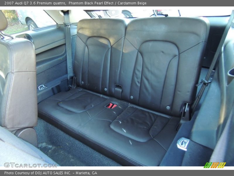 Phantom Black Pearl Effect / Cardamom Beige 2007 Audi Q7 3.6 Premium quattro