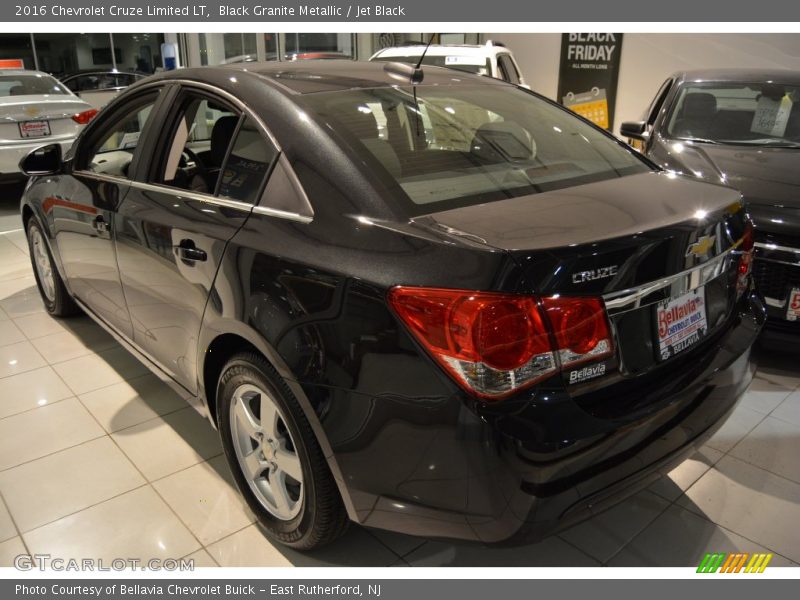 Black Granite Metallic / Jet Black 2016 Chevrolet Cruze Limited LT