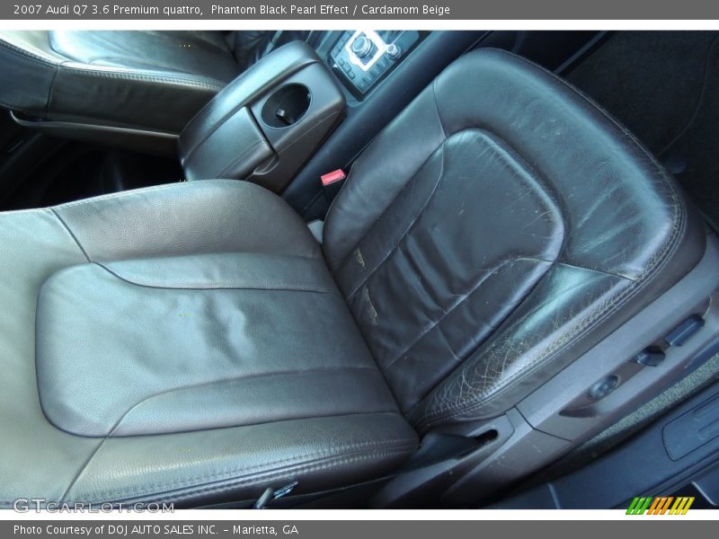 Phantom Black Pearl Effect / Cardamom Beige 2007 Audi Q7 3.6 Premium quattro