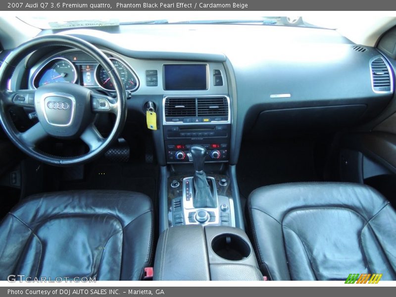 Phantom Black Pearl Effect / Cardamom Beige 2007 Audi Q7 3.6 Premium quattro