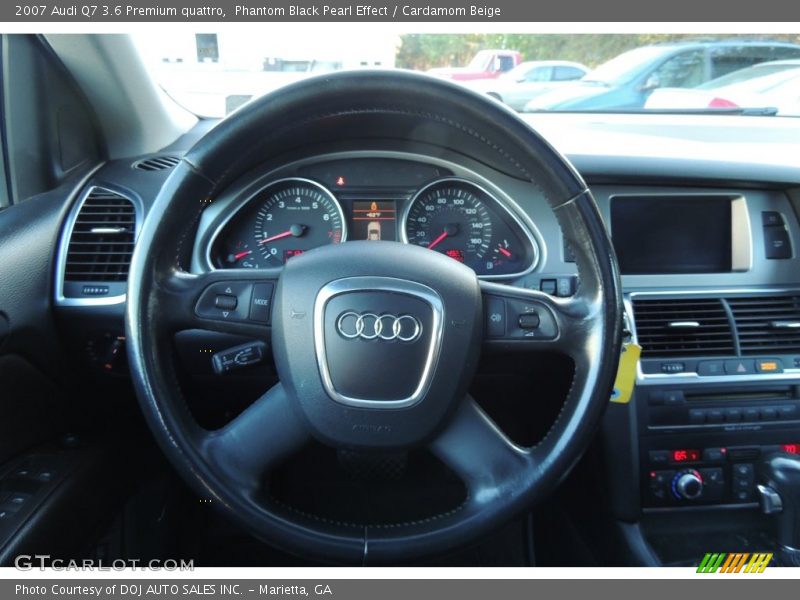 Phantom Black Pearl Effect / Cardamom Beige 2007 Audi Q7 3.6 Premium quattro