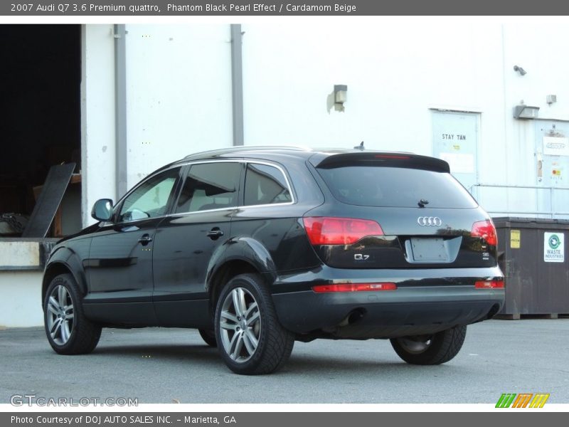 Phantom Black Pearl Effect / Cardamom Beige 2007 Audi Q7 3.6 Premium quattro