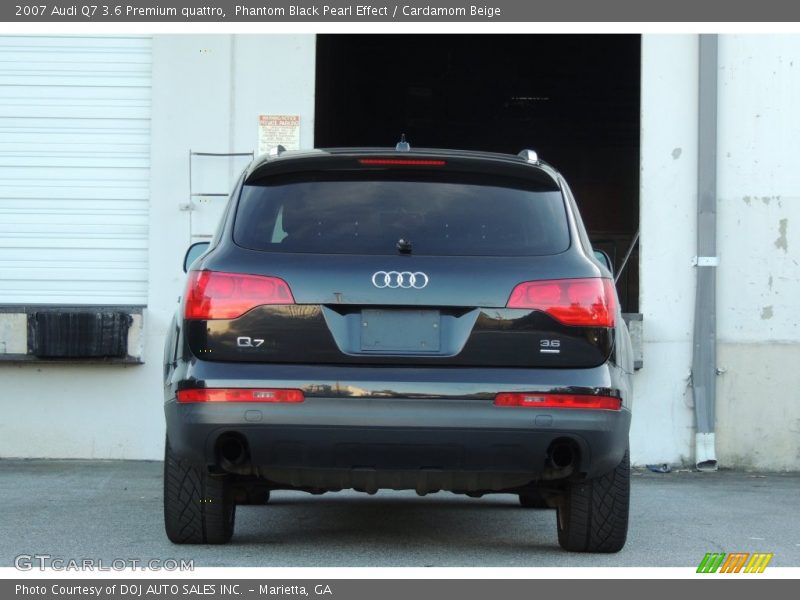 Phantom Black Pearl Effect / Cardamom Beige 2007 Audi Q7 3.6 Premium quattro