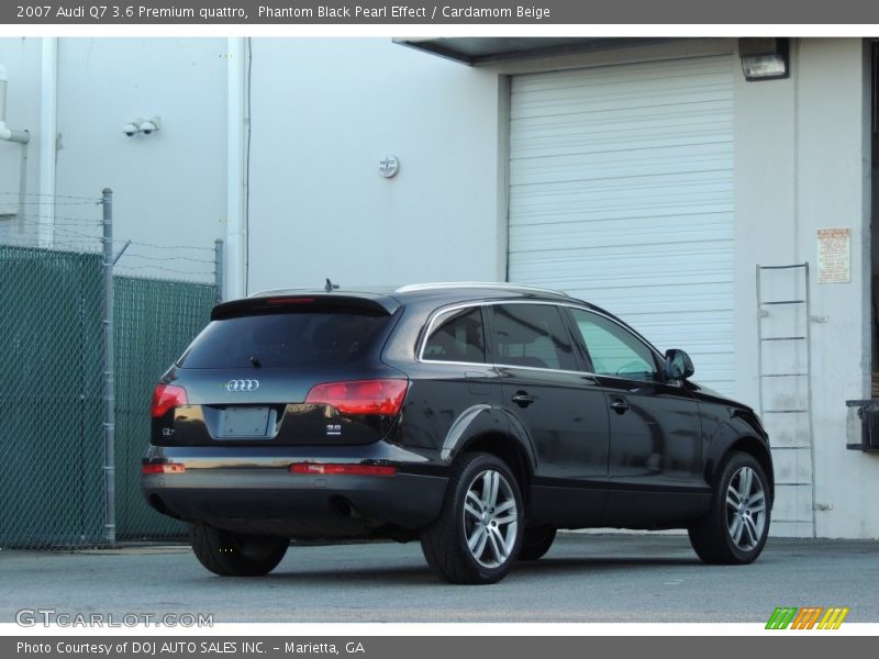 Phantom Black Pearl Effect / Cardamom Beige 2007 Audi Q7 3.6 Premium quattro