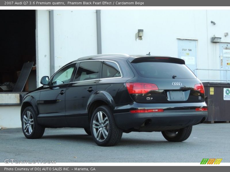 Phantom Black Pearl Effect / Cardamom Beige 2007 Audi Q7 3.6 Premium quattro