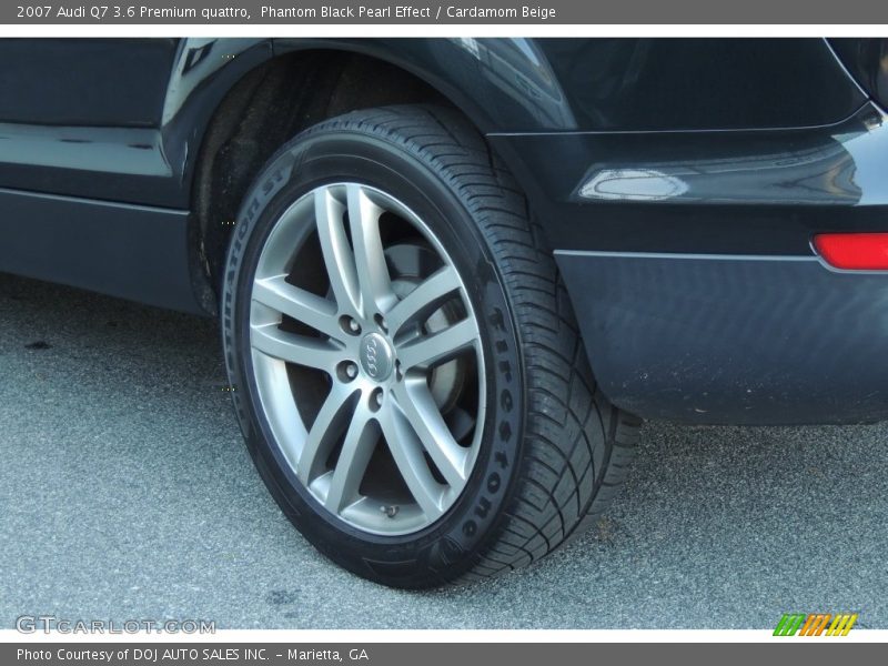 Phantom Black Pearl Effect / Cardamom Beige 2007 Audi Q7 3.6 Premium quattro