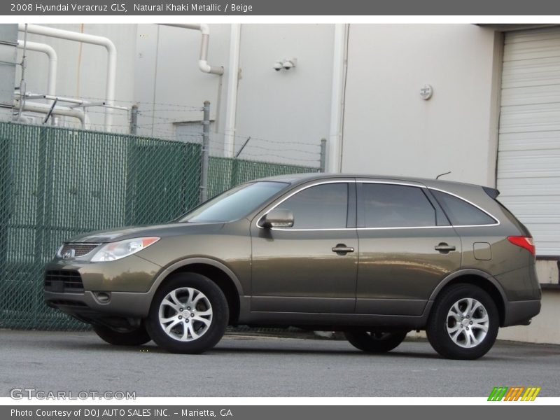 Natural Khaki Metallic / Beige 2008 Hyundai Veracruz GLS