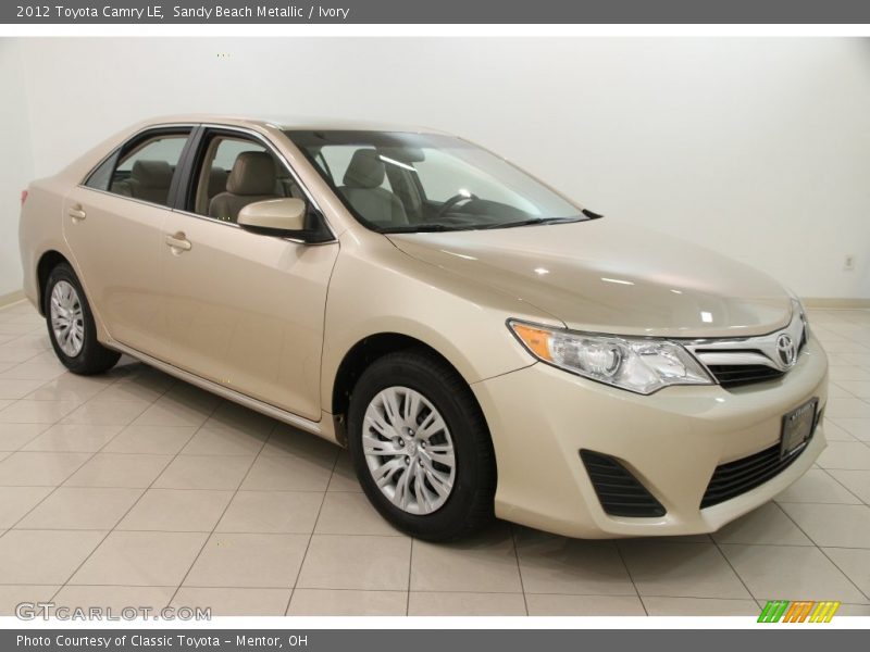 Sandy Beach Metallic / Ivory 2012 Toyota Camry LE