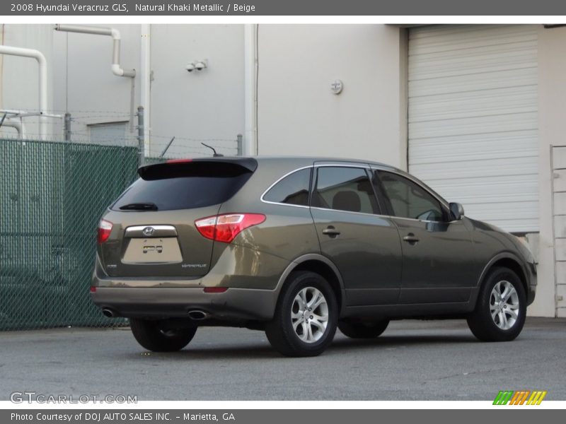 Natural Khaki Metallic / Beige 2008 Hyundai Veracruz GLS