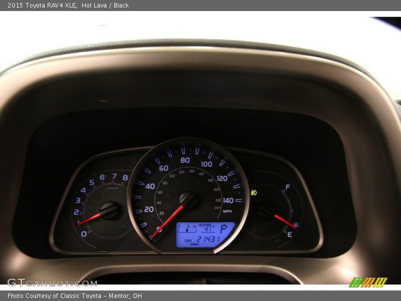  2015 RAV4 XLE XLE Gauges