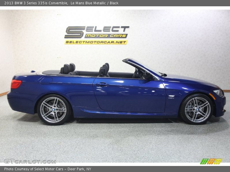 Le Mans Blue Metallic / Black 2013 BMW 3 Series 335is Convertible