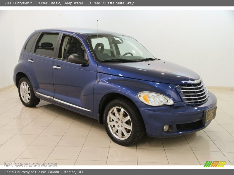 Deep Water Blue Pearl / Pastel Slate Gray 2010 Chrysler PT Cruiser Classic