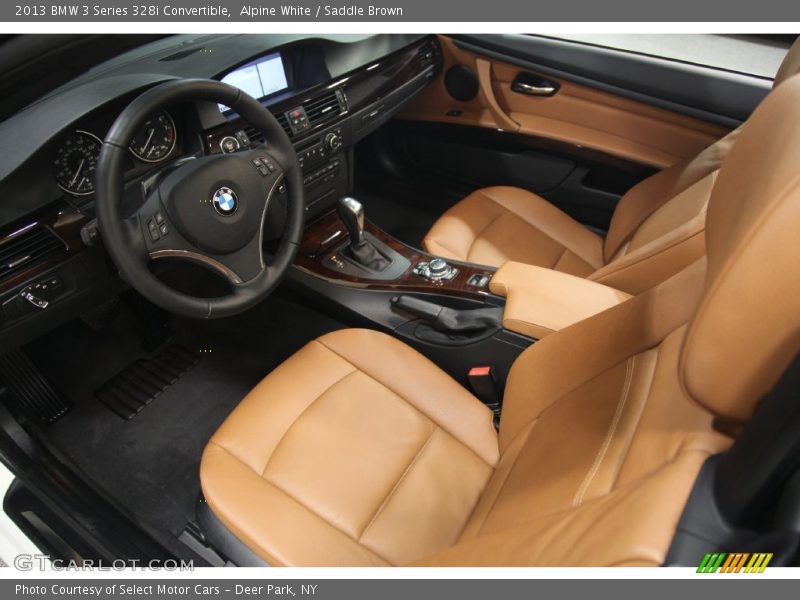 Alpine White / Saddle Brown 2013 BMW 3 Series 328i Convertible