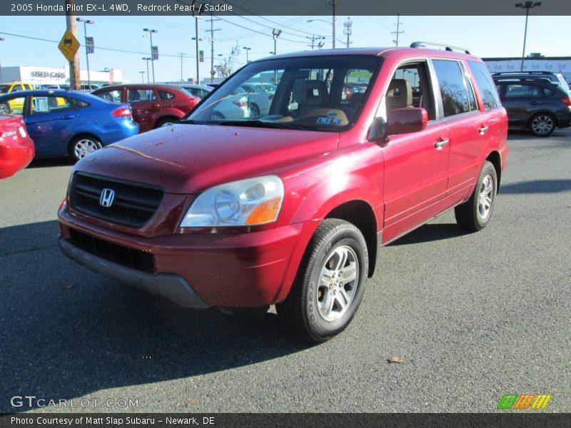 Redrock Pearl / Saddle 2005 Honda Pilot EX-L 4WD