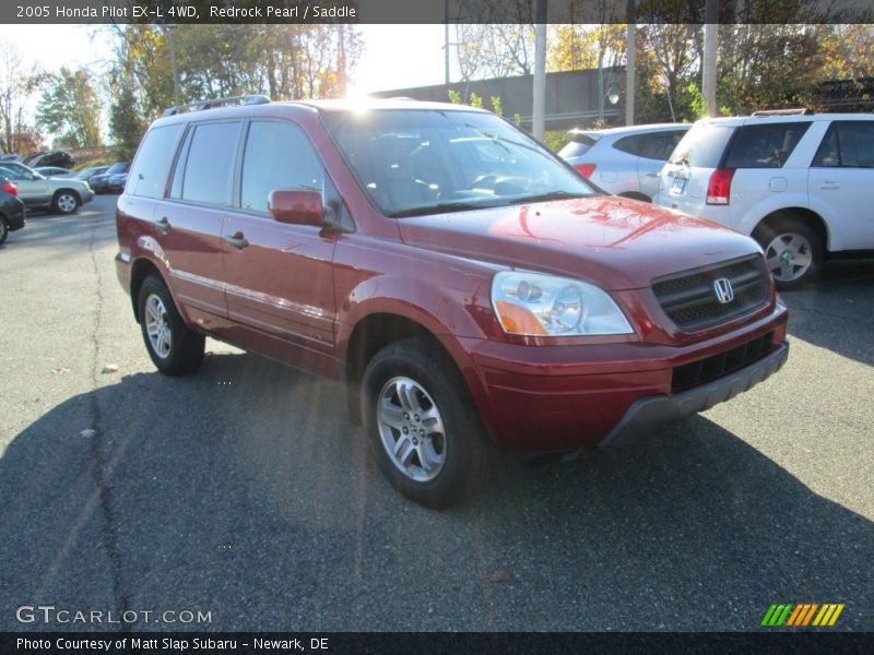 Redrock Pearl / Saddle 2005 Honda Pilot EX-L 4WD