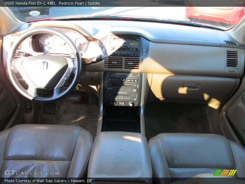 Redrock Pearl / Saddle 2005 Honda Pilot EX-L 4WD