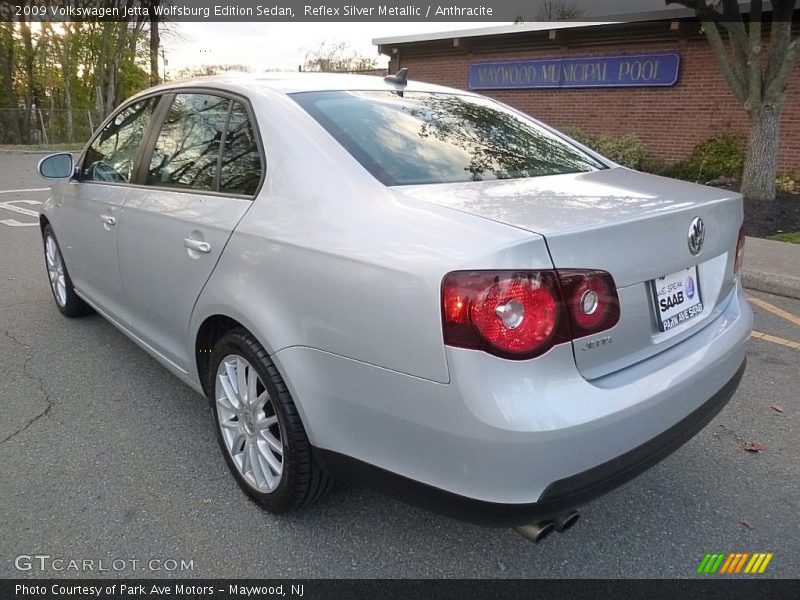 Reflex Silver Metallic / Anthracite 2009 Volkswagen Jetta Wolfsburg Edition Sedan