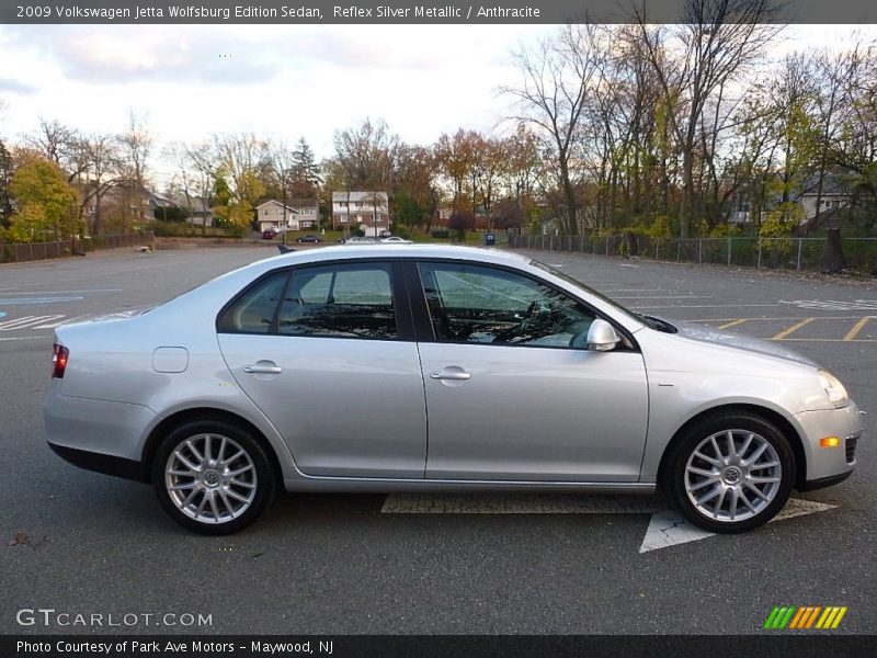 Reflex Silver Metallic / Anthracite 2009 Volkswagen Jetta Wolfsburg Edition Sedan
