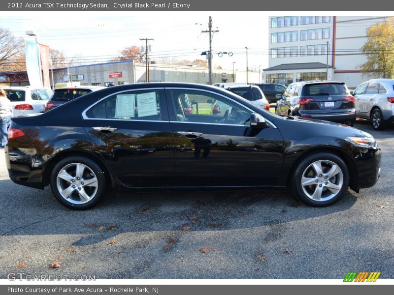 Crystal Black Pearl / Ebony 2012 Acura TSX Technology Sedan