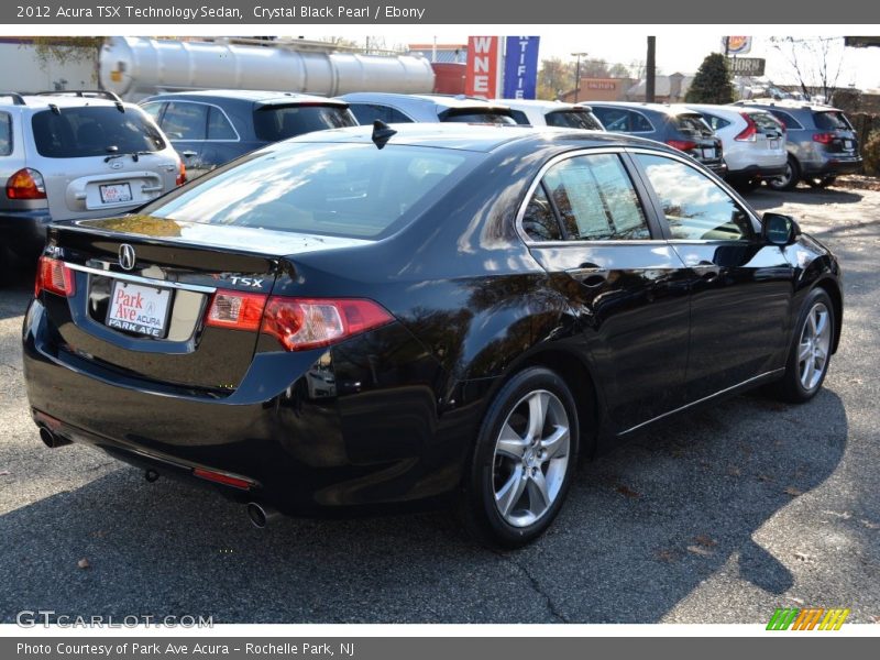 Crystal Black Pearl / Ebony 2012 Acura TSX Technology Sedan
