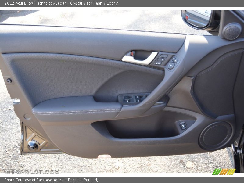 Crystal Black Pearl / Ebony 2012 Acura TSX Technology Sedan
