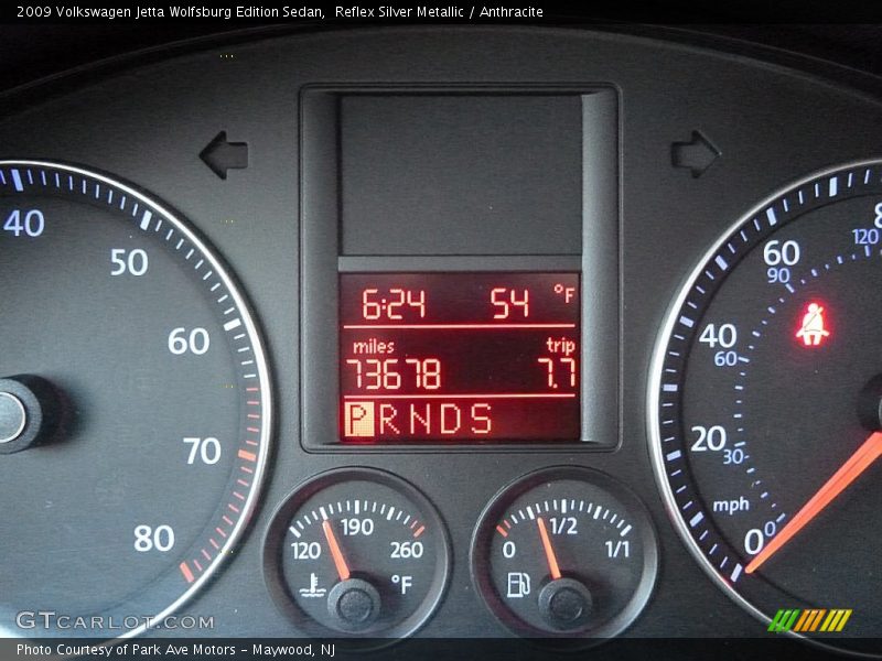 Reflex Silver Metallic / Anthracite 2009 Volkswagen Jetta Wolfsburg Edition Sedan