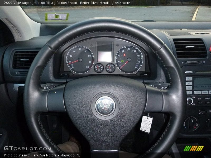 Reflex Silver Metallic / Anthracite 2009 Volkswagen Jetta Wolfsburg Edition Sedan