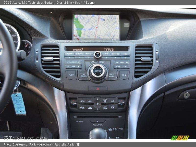 Crystal Black Pearl / Ebony 2012 Acura TSX Technology Sedan