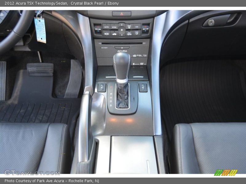 Crystal Black Pearl / Ebony 2012 Acura TSX Technology Sedan