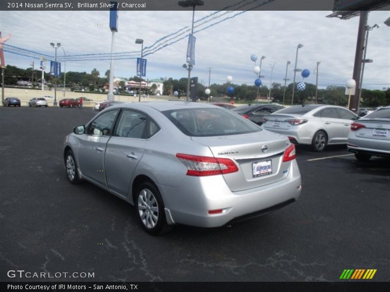 Brilliant Silver / Charcoal 2014 Nissan Sentra SV