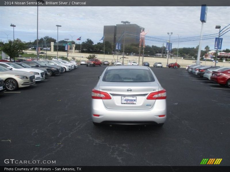 Brilliant Silver / Charcoal 2014 Nissan Sentra SV