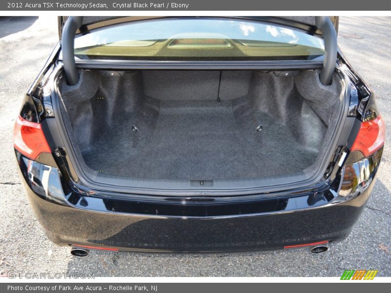 Crystal Black Pearl / Ebony 2012 Acura TSX Technology Sedan
