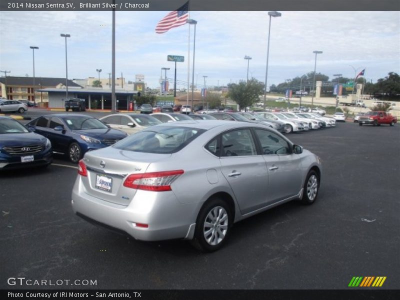 Brilliant Silver / Charcoal 2014 Nissan Sentra SV