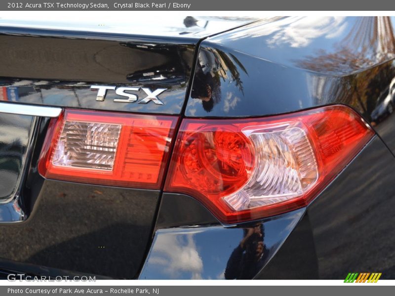 Crystal Black Pearl / Ebony 2012 Acura TSX Technology Sedan