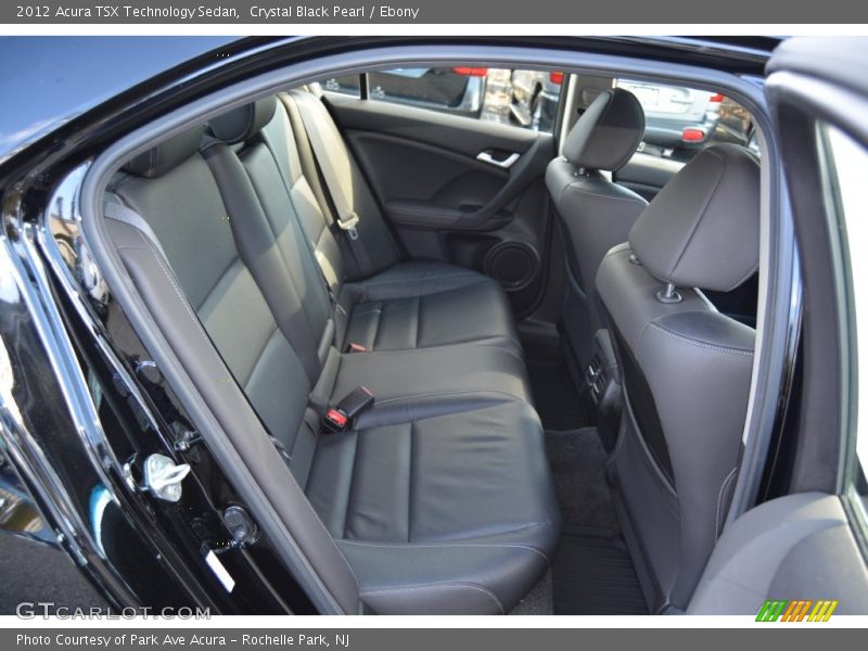 Crystal Black Pearl / Ebony 2012 Acura TSX Technology Sedan