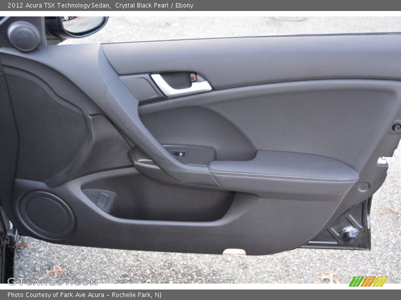 Crystal Black Pearl / Ebony 2012 Acura TSX Technology Sedan