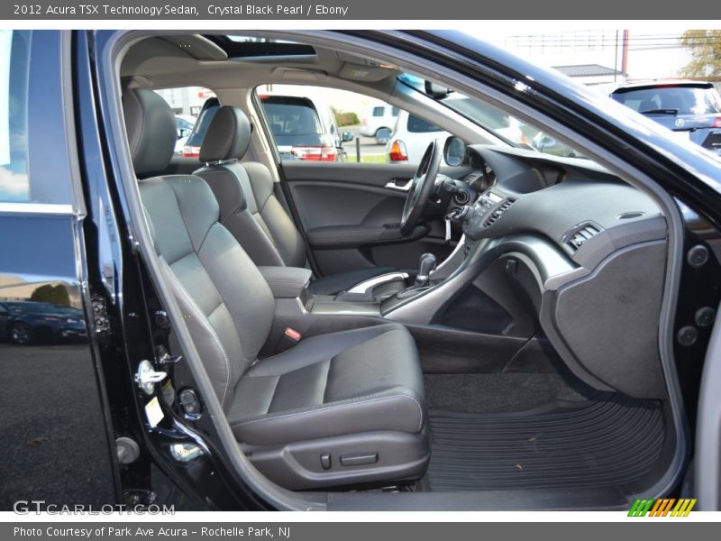 Crystal Black Pearl / Ebony 2012 Acura TSX Technology Sedan