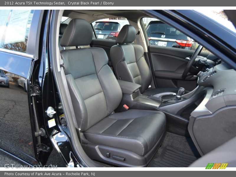 Crystal Black Pearl / Ebony 2012 Acura TSX Technology Sedan