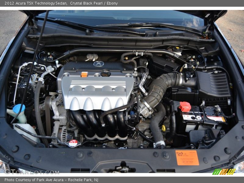 Crystal Black Pearl / Ebony 2012 Acura TSX Technology Sedan