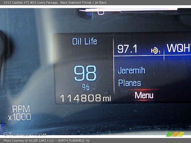 Black Diamond Tricoat / Jet Black 2013 Cadillac XTS W20 Livery Package