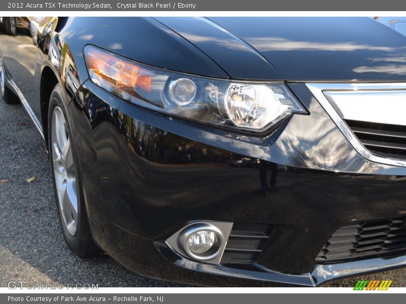 Crystal Black Pearl / Ebony 2012 Acura TSX Technology Sedan